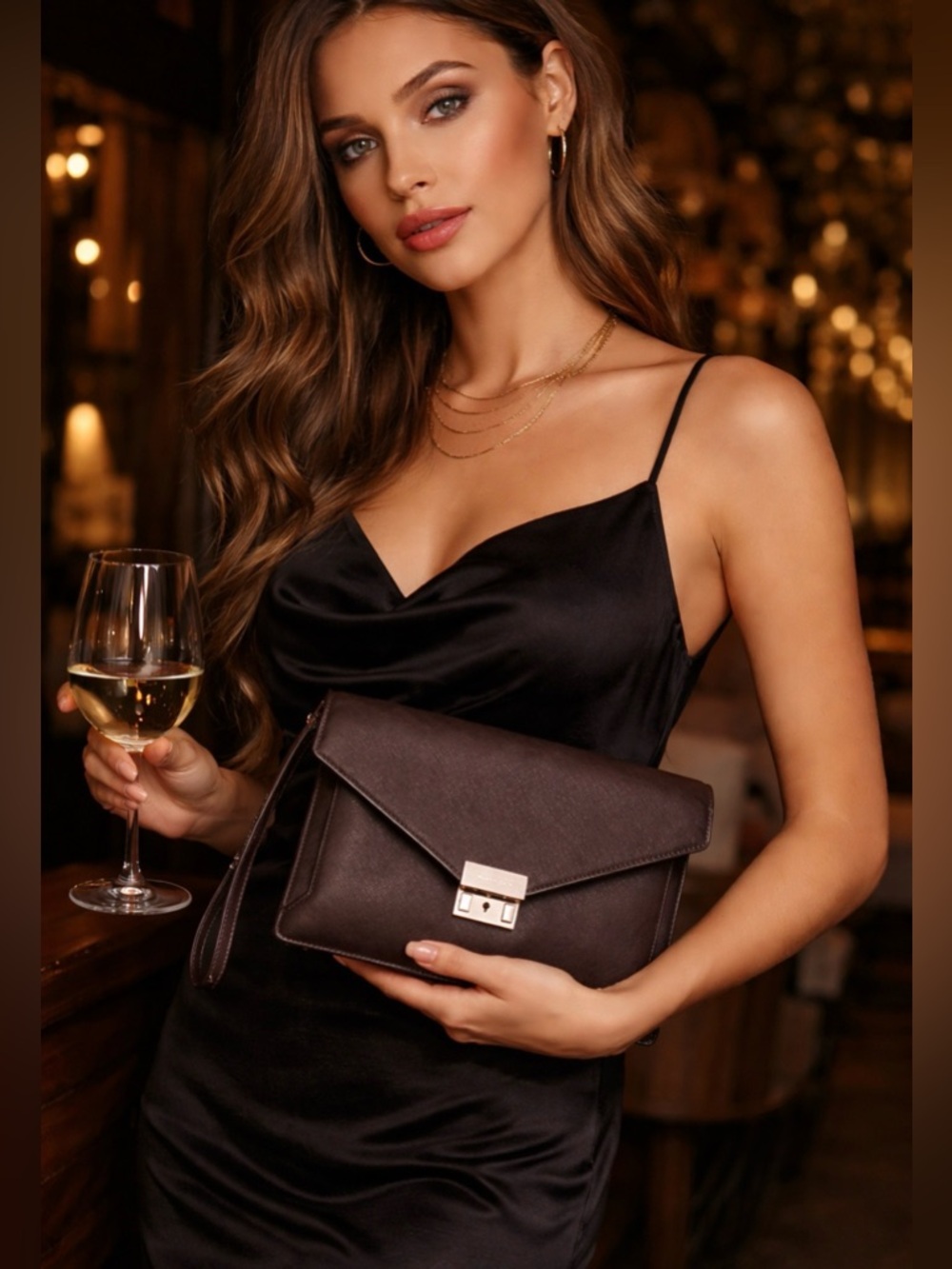 Burberry clutch/crossoby bag